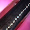 Silver Bracelet with Turquoise Gemstone for Women Lale