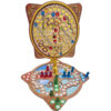 Wooden Mensch ärgere Dich nicht (Ludo) & Snakes & Ladders Game Set