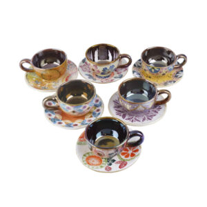 Persian Teacup Set with Saucer – Farjad Ceramic Design