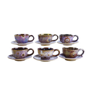 Persian Teacup Set with Saucer – Sherly Ceramic Design