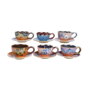 Persian Teacup Set with Saucer – Shiba Ceramic Design