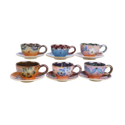 Persian Teacup Set with Saucer - Shiba Ceramic Design
