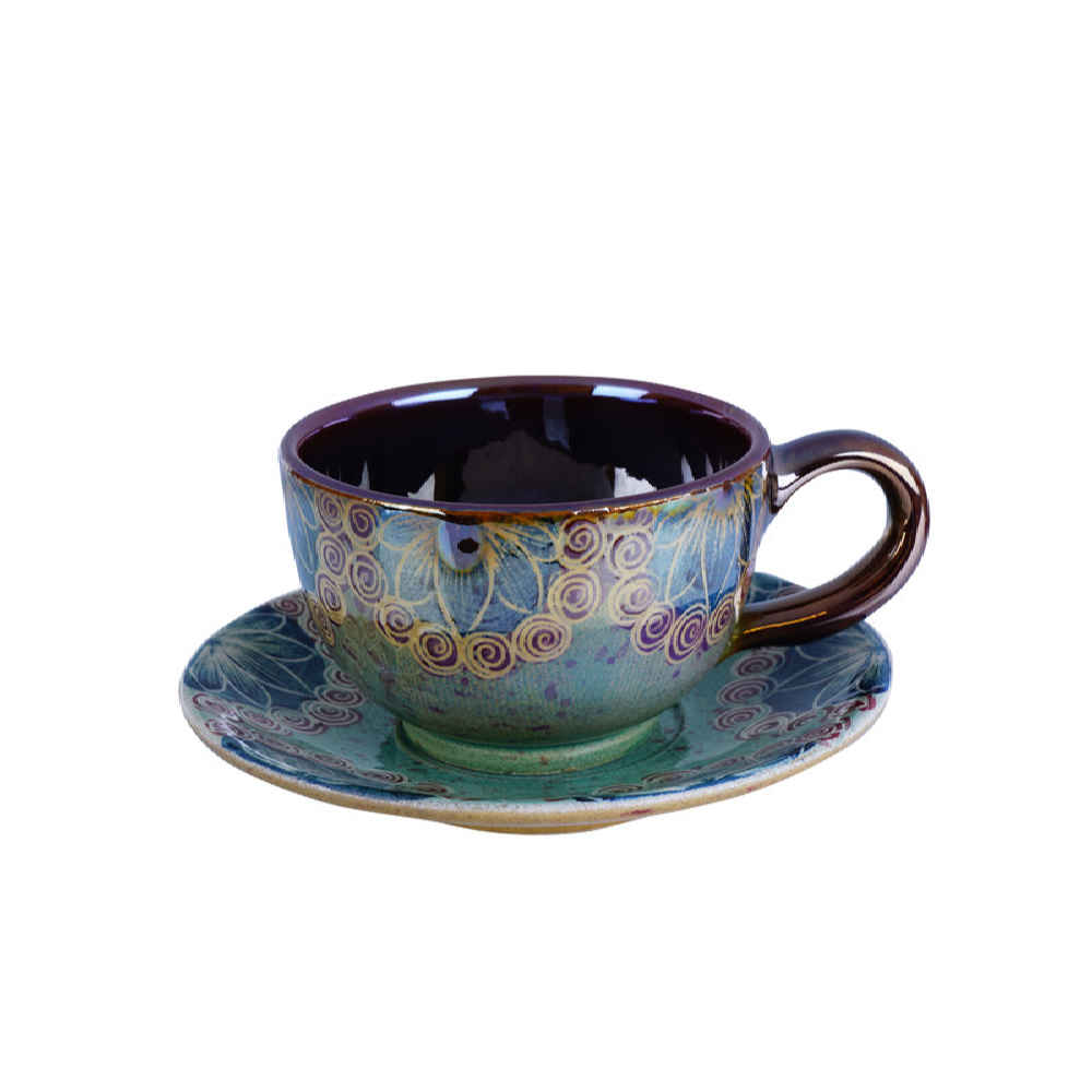 Persian Teacup Set with Saucer – Farhan Ceramic Design