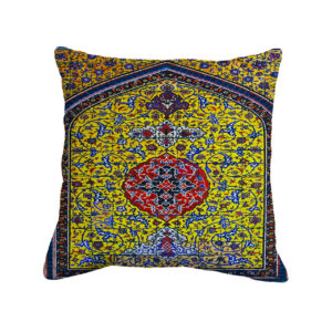 Ethnic Stunning Cushion Cover – Printed Sun Design