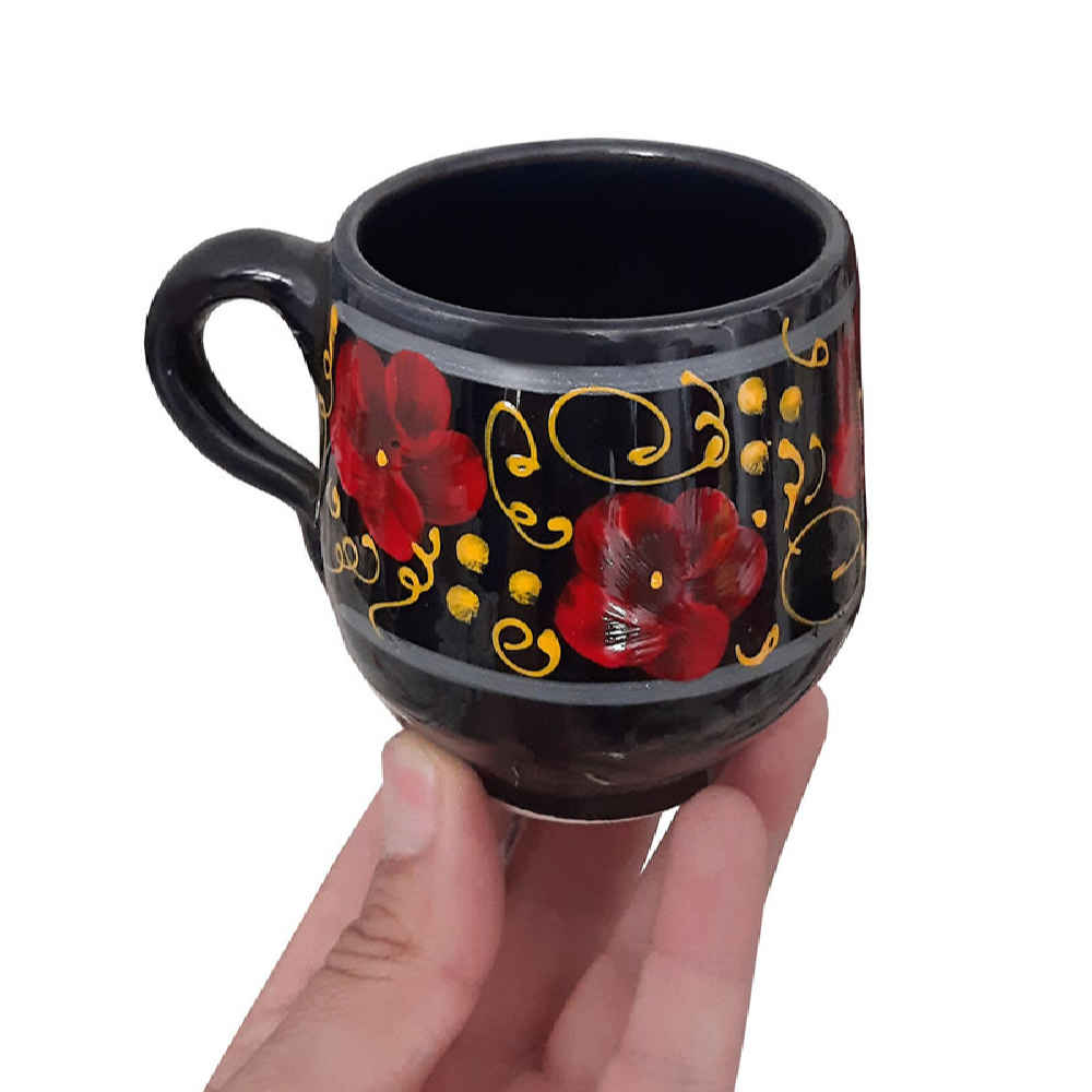 Set of Handcrafted Pottery Pitcher & Cups Elisa