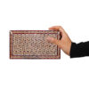 Handcrafted Wooden Jewelry Box with Decorative Persian Khatam Design