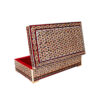 Handcrafted Wooden Jewelry Box with Decorative Persian Khatam Design