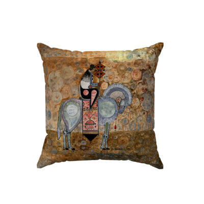 Stunning Cushion Cover - Persian Printed Soldier Design