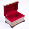 Handcrafted Wooden Jewelry Box with Persian Khatam Floral Design