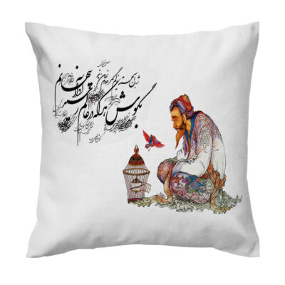 Stunning Cushion Cover - Persian Printed Molana Design