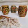 Set of Handcrafted Persian Pottery Pitcher & Cups Angela