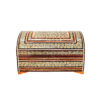 Handcrafted Wooden Jewelry Box with Persian Khatam Sandough Design