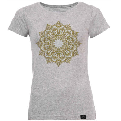 Stylish Short Sleeve Cotton Blend T-Shirt Model Bahman with Persian Floral Design
