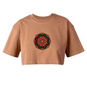 Women’s Short Sleeve Crop Top Model Hamta