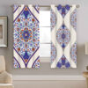 Printed Velvet Persian Eyelet Curtain – Shakiba