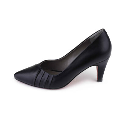 Women's Leather High Heels Shoes Model Asra