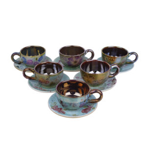 Persian Teacup Set with Saucer – Vida Ceramic Design