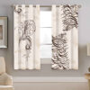 Printed Velvet Persian Eyelet Curtain – Calligraphy