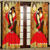Printed Velvet Persian Eyelet Curtain – Majnoon