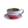 Persian Teacup Set with Saucer - Jordan Ceramic Design