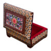 Handcrafted Wooden Jewelry Box with Persian Khatam Feryal Design