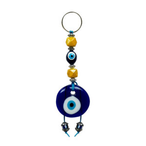 Blue Evil Eye Keychain – Mohrei Model