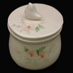 Ceramic Storage Jar – Stylish Storage for Coffee, Tea, & More, Birds & Flower
