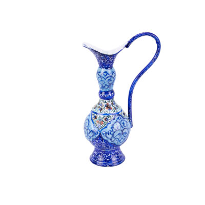 Decorative Pitcher Handcrafted With Persian Minakari Enamel Derakhshan
