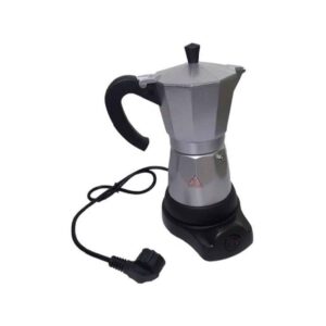 Electric Moka Pot Coffee Percolator – 6 Cup Capacity