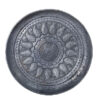 Decorative Copper Tray Hand-Engraved with Persian Artisanal Termeh