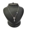 Silver Necklace with Evil Eye Theme Key