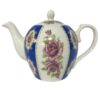 Porcelain Serving Teapot in White with Flower Design Kiana