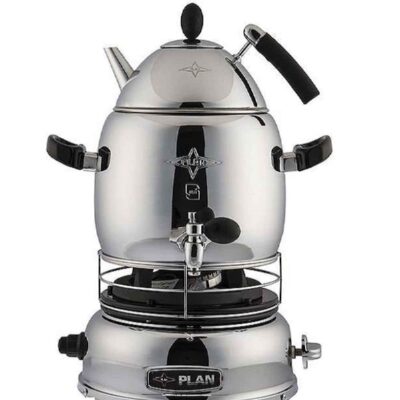 Gas Samovar Tea Maker with Teapot Modern Design 5-Liter