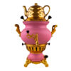Gas Samovar Tea Maker with Teapot Modern Geometric Design Model Adasi 6-Liter