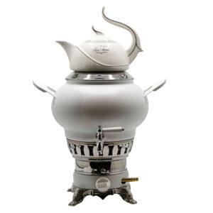 Gas Samovar Tea Maker with Teapot Modern Design 5-Liter