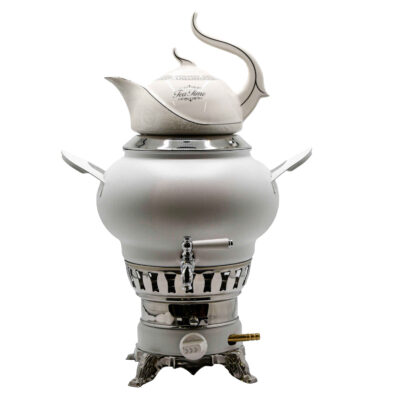 Gas Samovar Tea Maker with Teapot Modern Design 5-Liter
