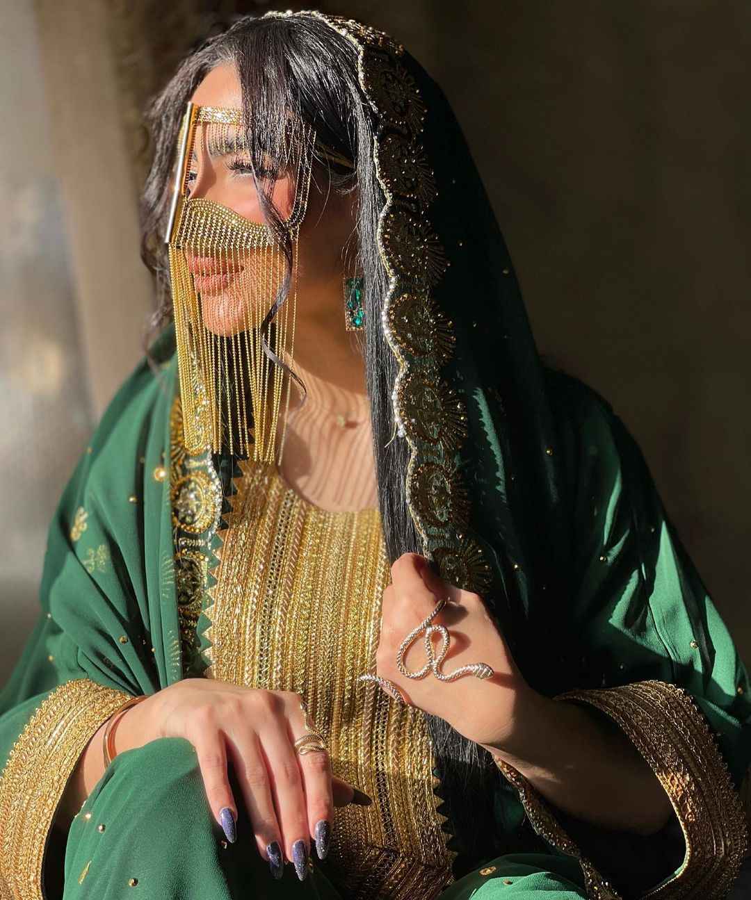 Handcrafted Battoulah Mask – Gulf Burqa Nahid Model