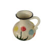 Handcrafted Pottery Pitcher - Lana Cream Floral Design