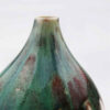 Single Stem Pottery Vase with a Drip Glaze Design, Handmade and Offering an Aesthetic Gift Option
