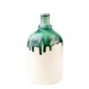 Pottery Bud Vase with a Drip Glaze Design, Handcrafted and Suitable for Gifting or Decorating Your Home