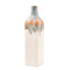 Mini Flower Pottery Vase for Single Stems, Handmade with a Drip Glaze Design for a Decorative and Artistic Touch