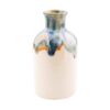 Handcrafted Decorative Bud Pottery Vase with a Drip Glaze Design, Featuring the Taranom Model for a Modern Boho Look