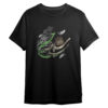 Islamic T-Shirt For Muslim Black Salam Bar Hussain Calligraphy