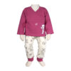Long Sleeve Shirt Set Rabbit Pattern Model Sana (3 Pcs)