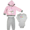 Long Sleeve Sweatshirt Set Rabbit Pattern Model M363 (3 Pcs)