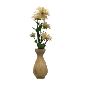 Handcrafted Decorative Wooden Vases, Made from Natural Solid Wood with a Minimalist Hamoun Design for Subtle Elegance
