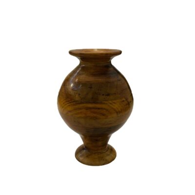 Handcrafted Wooden Bud Vase, Made from Natural Solid Wood with a Minimalist Laya Design for a Natural Touch