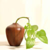 Handcrafted Decorative Wooden Vases, Made from Natural Solid Wood with a Minimalist Tania Design for a Clean Look