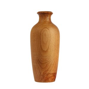 Handcrafted Decorative Wooden Vases, Made from Natural Solid Wood with a Minimalist Yasna Design for Modern Homes