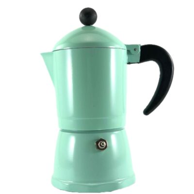 Classic Italian Moka Pot - Stainless Steel Stovetop Espresso Maker, 3-Cup Capacity